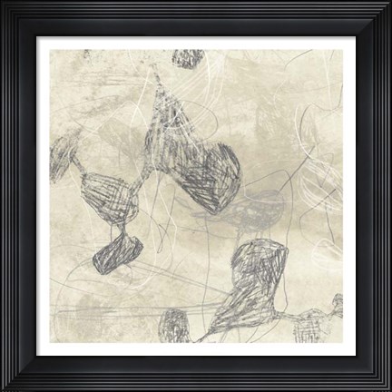 Framed Graphite Inversion IV Print