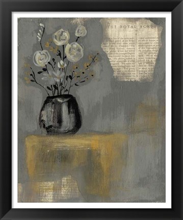 Framed Floral Salon II Print