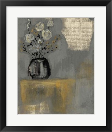 Framed Floral Salon II Print