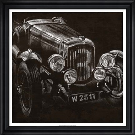 Framed Vintage Grand Prix I Print
