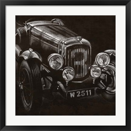 Framed Vintage Grand Prix I Print