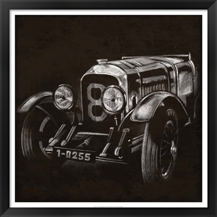 Framed Vintage Grand Prix II Print