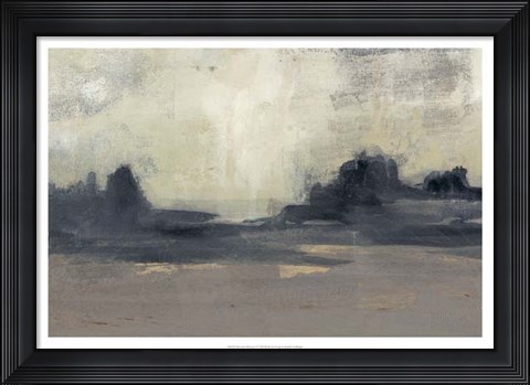 Framed Mountain Silhouette I Print