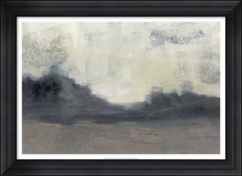 Framed Mountain Silhouette II Print