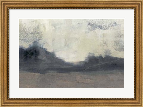Framed Mountain Silhouette II Print
