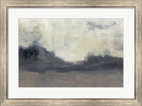 Framed Mountain Silhouette II Print
