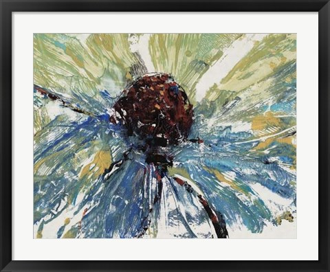 Framed Blue Splash II Print