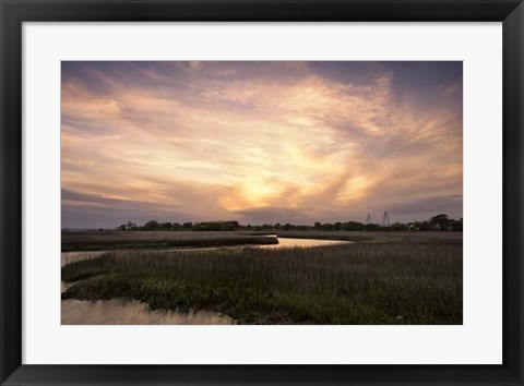 Framed Low Country Sunset I Print