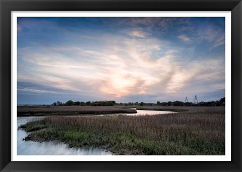 Framed Low Country Sunset III Print