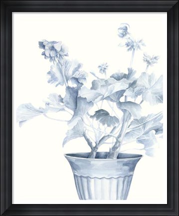Framed Blue Geranium II Print