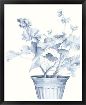 Framed Blue Geranium II Print