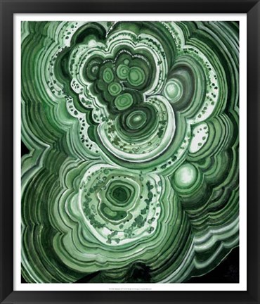 Framed Malachite II Print