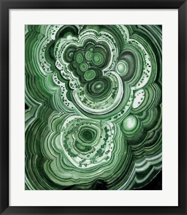 Framed Malachite II Print