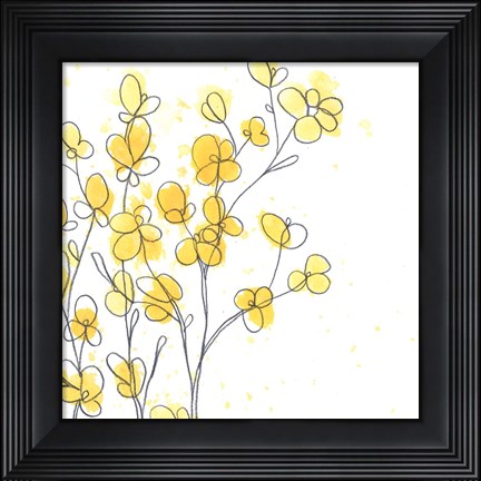 Framed Posy Pop I Print