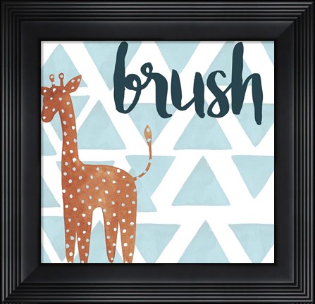 Framed Jungle Bath I Print