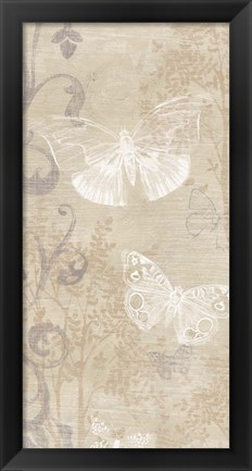 Framed Butterfly Forest I Print