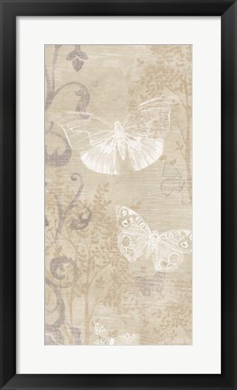 Framed Butterfly Forest I Print