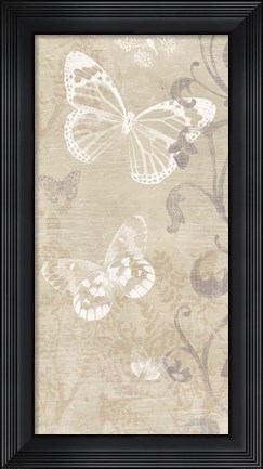 Framed Butterfly Forest II Print