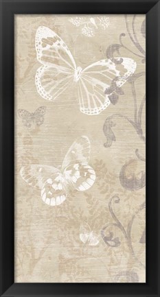 Framed Butterfly Forest II Print