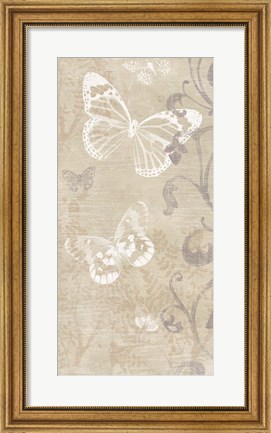 Framed Butterfly Forest II Print