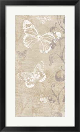 Framed Butterfly Forest II Print