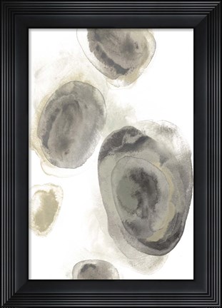 Framed Water Stones II Print