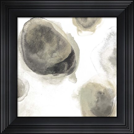 Framed Water Stones IV Print
