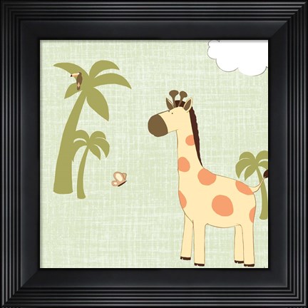 Framed Baby Jungle I Print