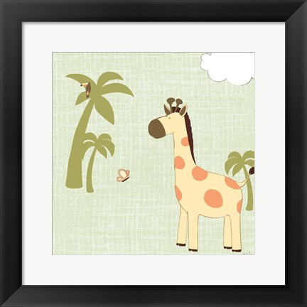 Framed Baby Jungle I Print