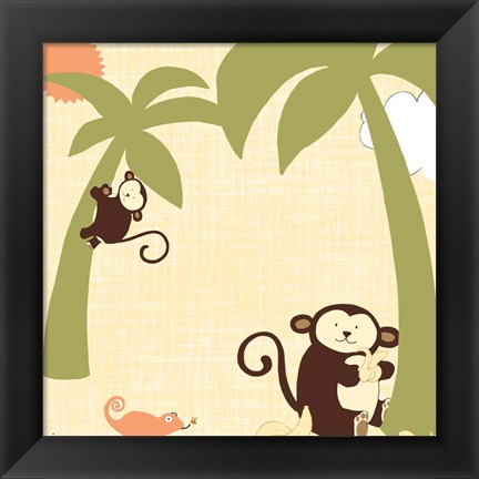 Framed Baby Jungle II Print