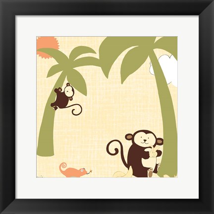 Framed Baby Jungle II Print