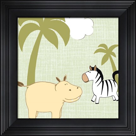 Framed Baby Jungle III Print