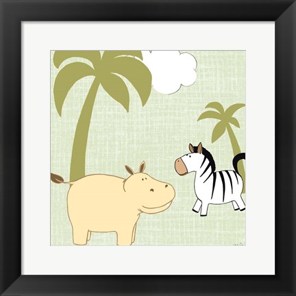 Framed Baby Jungle III Print