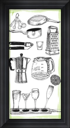Framed Kitchen Display I Print