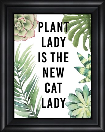 Framed Plant Love I Print