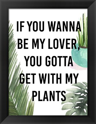 Framed Plant Love IV Print