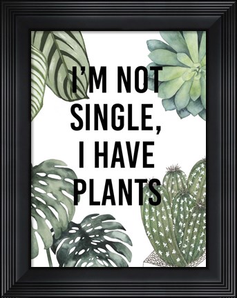 Framed Plant Love V Print