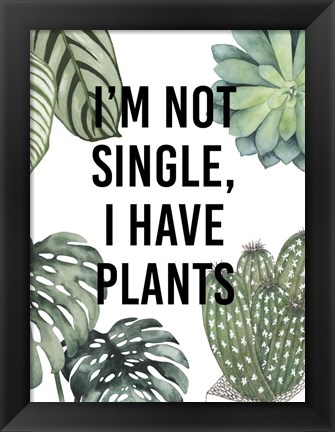 Framed Plant Love V Print