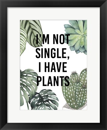 Framed Plant Love V Print