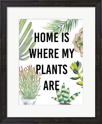 Framed Plant Love VI Print