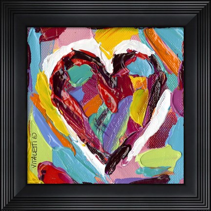 Framed Colorful Expressions III Print