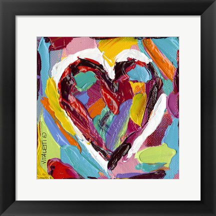Framed Colorful Expressions III Print