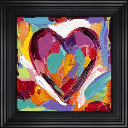Framed Colorful Expressions IV Print