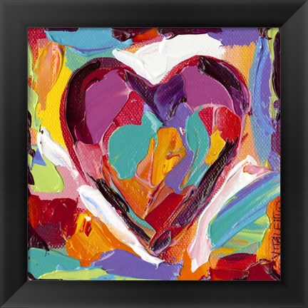 Framed Colorful Expressions IV Print