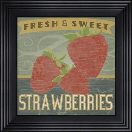 Framed Farm Stand I Print