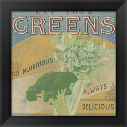 Framed Farm Stand IV Print