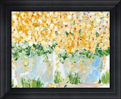 Framed Bloom! Bloom! Bloom! Now is the Time to Show Print
