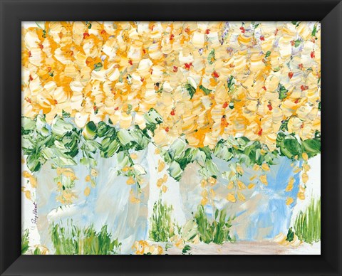Framed Bloom! Bloom! Bloom! Now is the Time to Show Print
