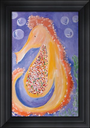 Framed Seahorse Print
