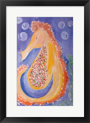 Framed Seahorse Print